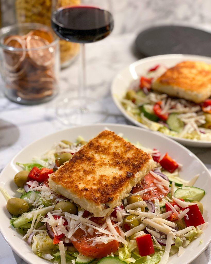 Grillad grekisk sallad