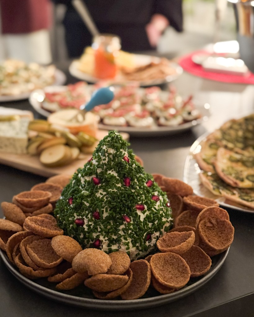 Julgran på färskost