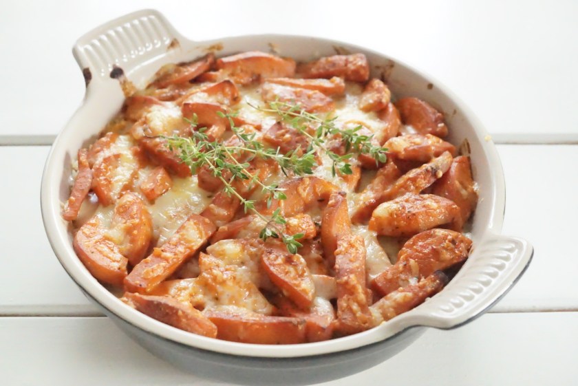 Korvstroganoffgratäng