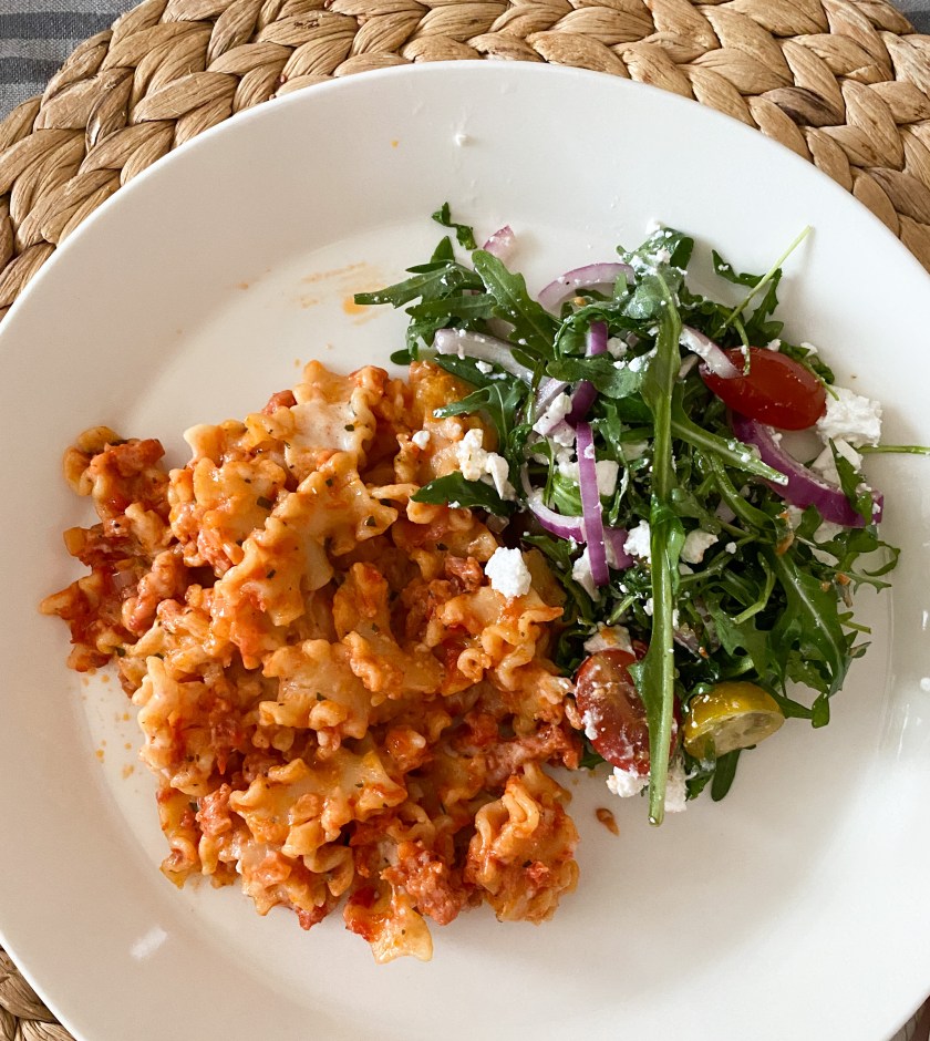 Lasagnette med salsiccia