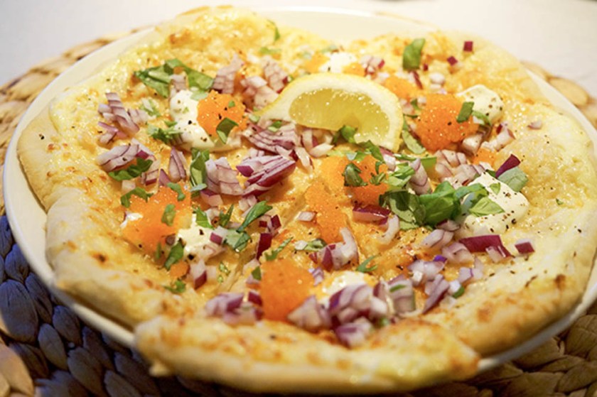 Löjromspizza