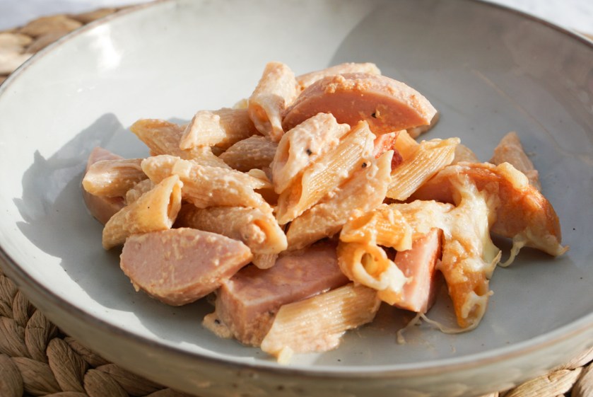 Krämig och god makaronipudding