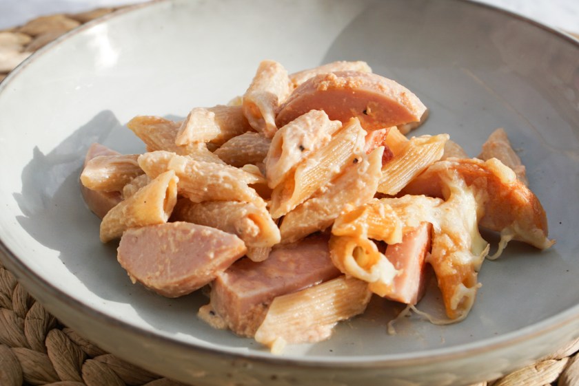 Krämig och god makaronipudding