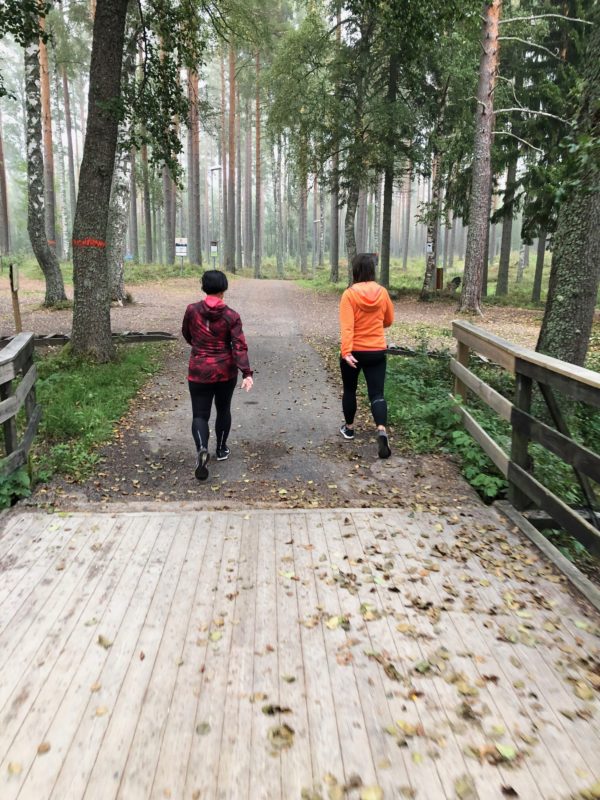 Morgonpromenad Högbo Bruk