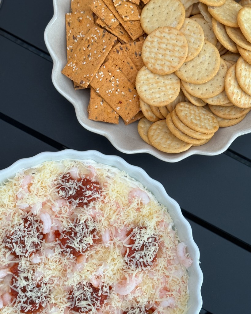 Räkdipp med kex