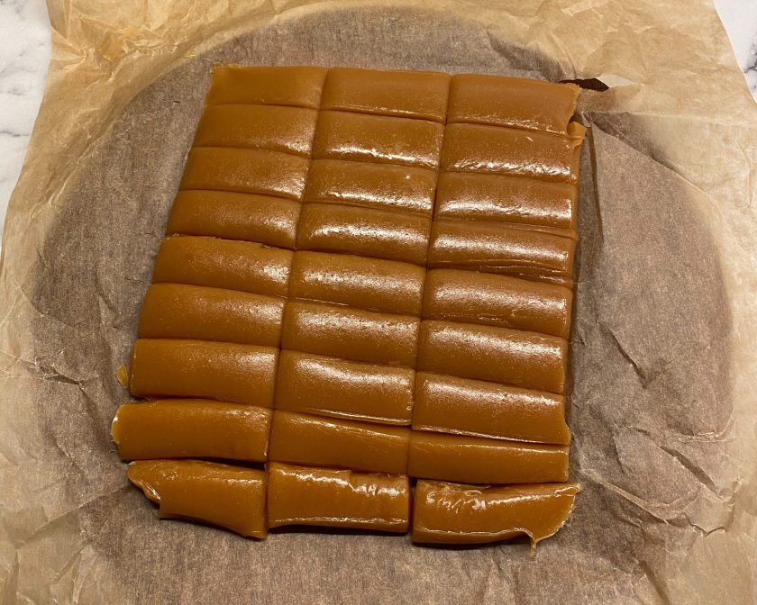 Snurrkola med flingsalt