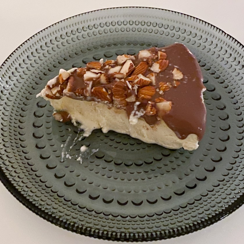 Sockerfri glasstårta