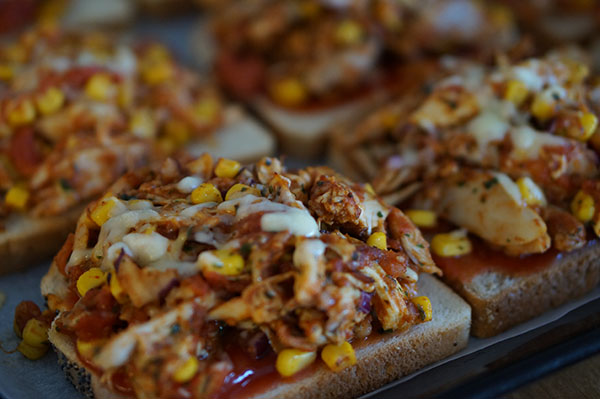 Tacomackor med kyckling